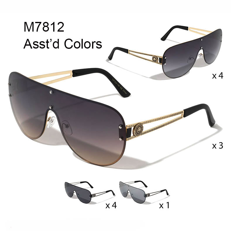 Wholesale Sunglasses Metal Frame M 7812