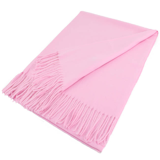 Large Cashmere Feel Scarf Shawls Solid Colors