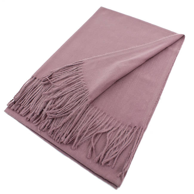 Large Cashmere Feel Scarf Shawls Solid Colors