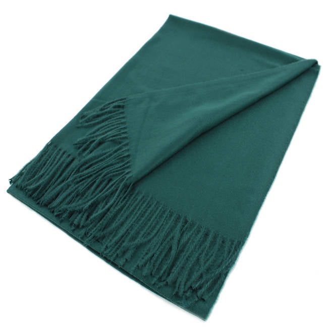 Large Cashmere Feel Scarf Shawls Solid Colors Winter Scarf