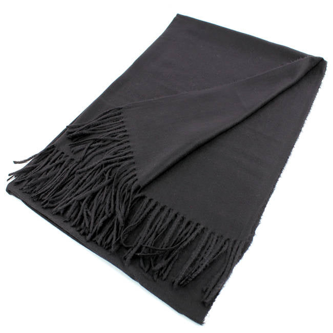 Large Cashmere Feel Scarf Shawls Solid Colors Winter Scarf