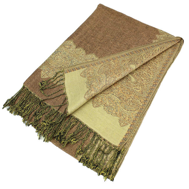 Border Pashmina Scarf Shawls