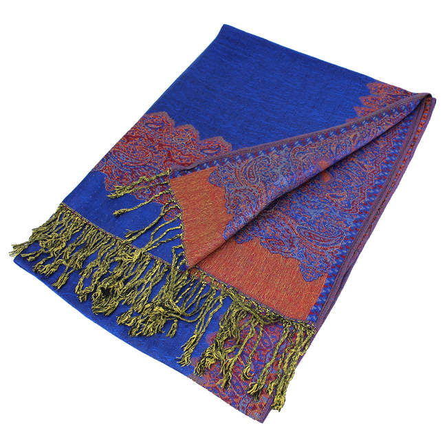 Border Pashmina Scarf Shawls