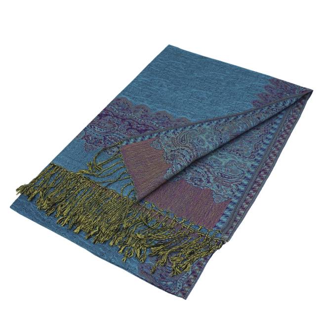 Border Pashmina Scarf Shawls