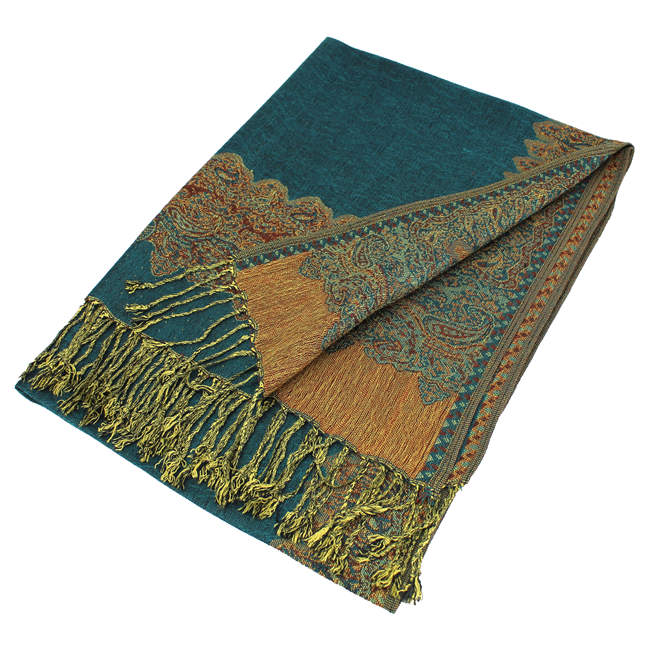 Border Pashmina Scarf Shawls