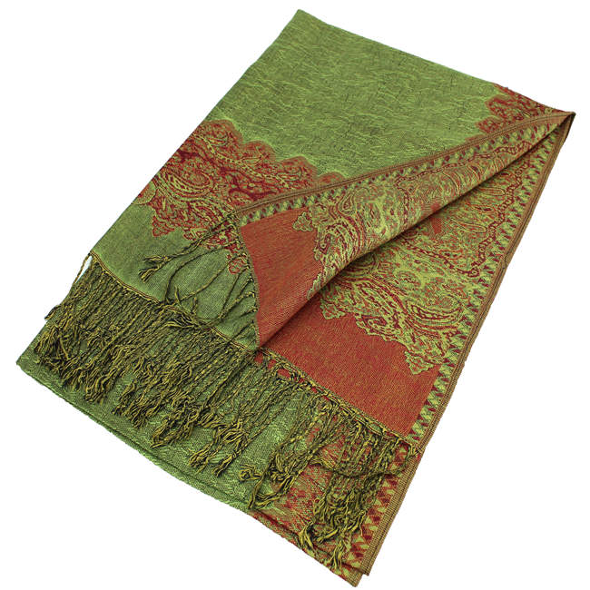 Border Pashmina Scarf Shawls