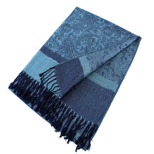 Light Paisley Pashmina Scarf Shawls