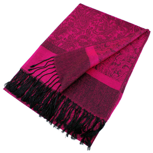 Light Paisley Pashmina Scarf Shawls