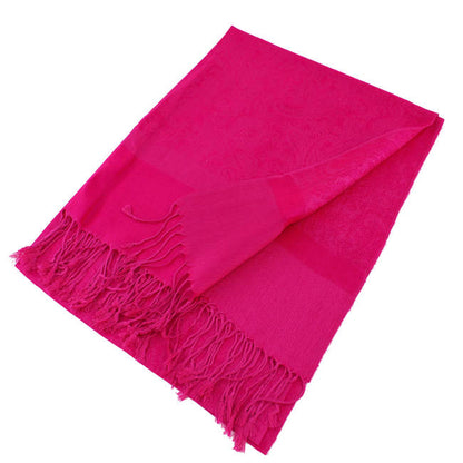 Light Paisley Pashmina Scarf Shawls 018