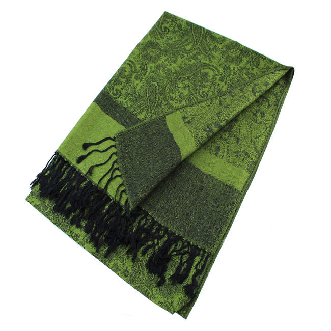 Light Paisley Pashmina Scarf Shawls