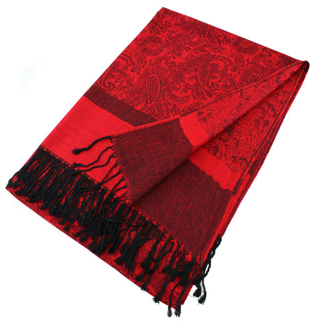Light Paisley Pashmina Scarf Shawls