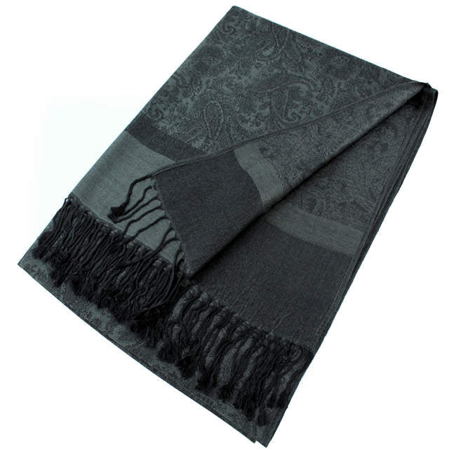 Light Paisley Pashmina Scarf Shawls