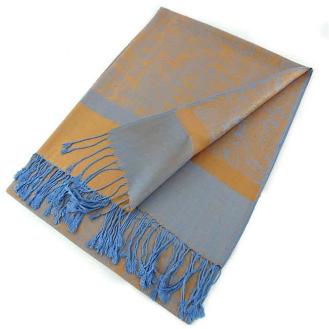 Light Paisley Pashmina Scarf Shawls