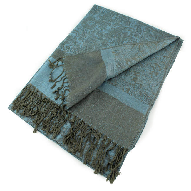 Light Paisley Pashmina Scarf Shawls