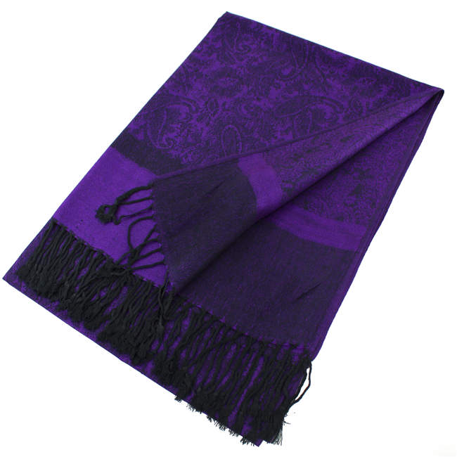 Light Paisley Pashmina Scarf Shawls