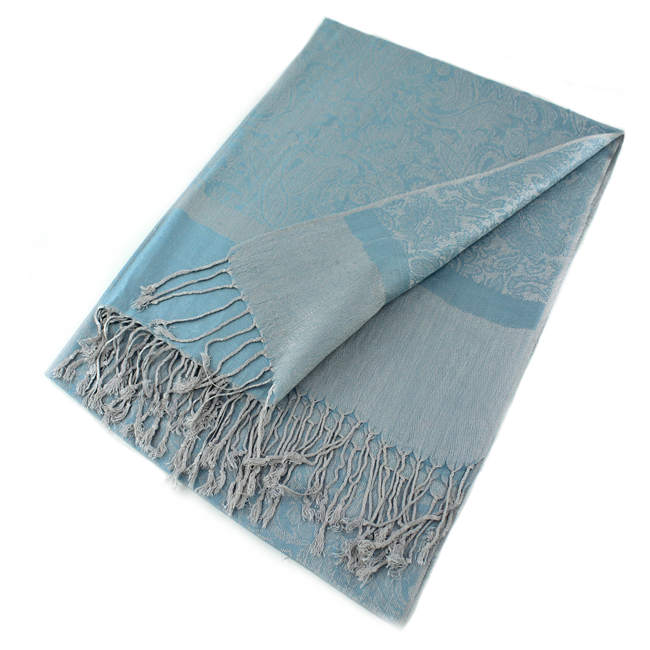 Light Paisley Pashmina Scarf Shawls