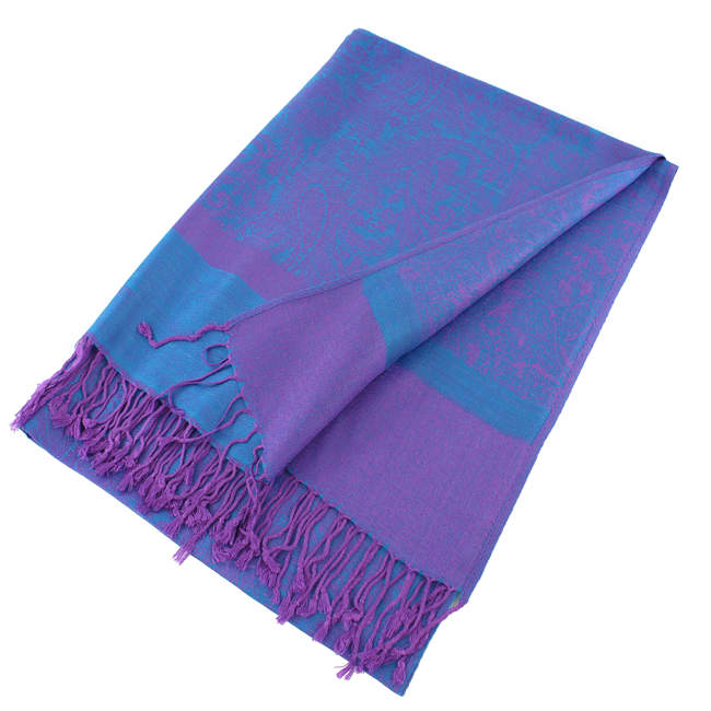 Light Paisley Pashmina Scarf Shawls