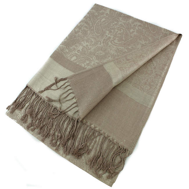 Light Paisley Pashmina Scarf Shawls