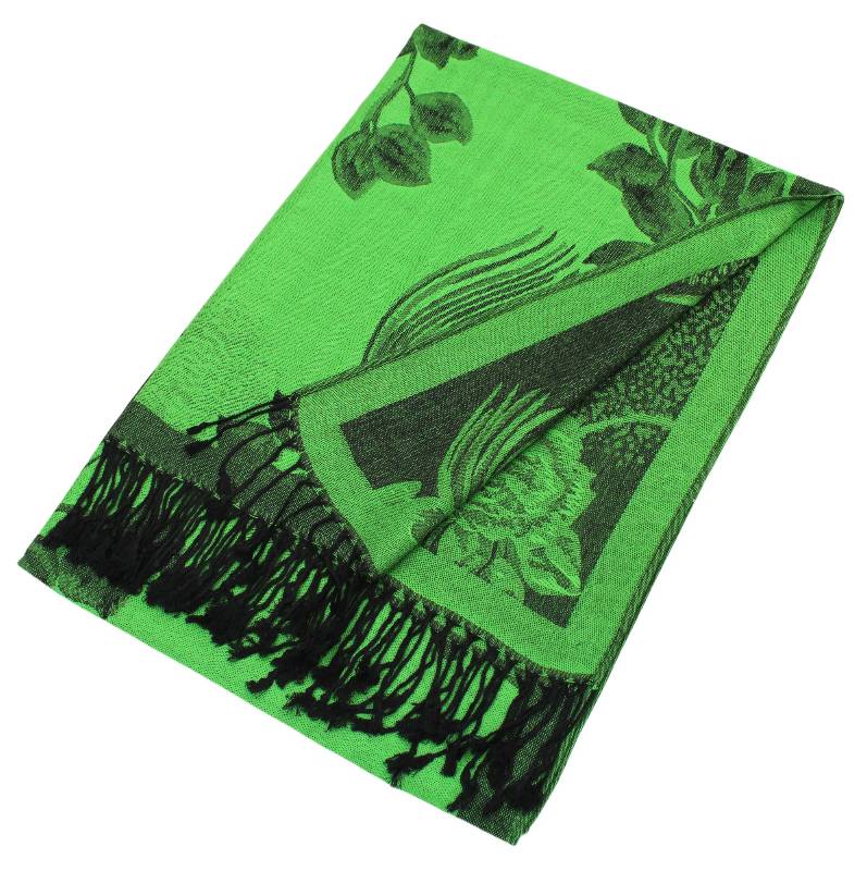 Rose Floral Pashmina Reversible Scarf Shawls