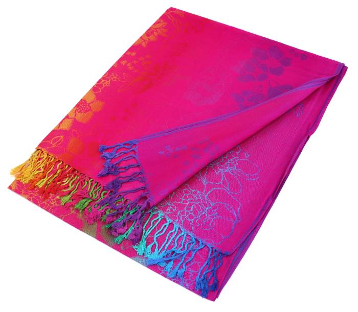 Colorful Florals Exotic Pashmina Scarf Shawls