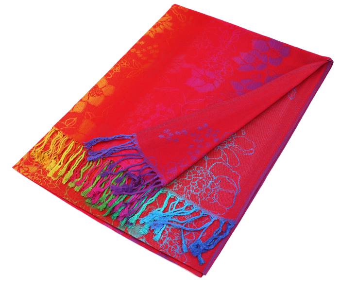 Colorful Florals Exotic Pashmina Scarf Shawls