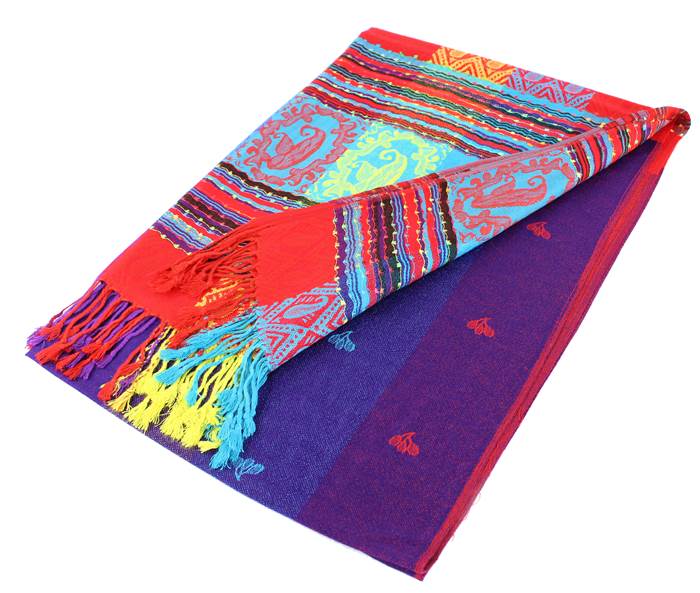 Rainbow Multi Colors Pashmina Scarf Shawls