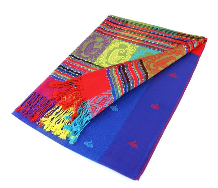 Rainbow Multi Colors Pashmina Scarf Shawls