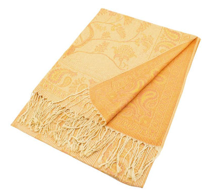 Metallic Birds, Paisley, Tree Pashmina Shawls 079