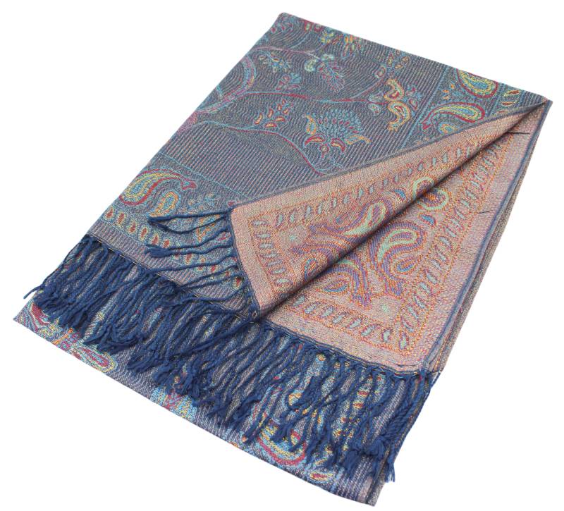 Metallic Birds, Paisley, Tree Pashmina Shawls 079