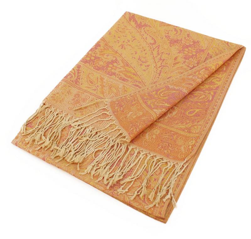 Metallic Paisley Pashmina Scarf Shawls