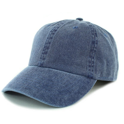 Newhattan 100% Cotton Solid Color SOFT Baseball Caps Dad Hat