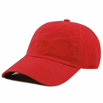 Newhattan 100% Cotton Solid Color SOFT Baseball Caps Dad Hat