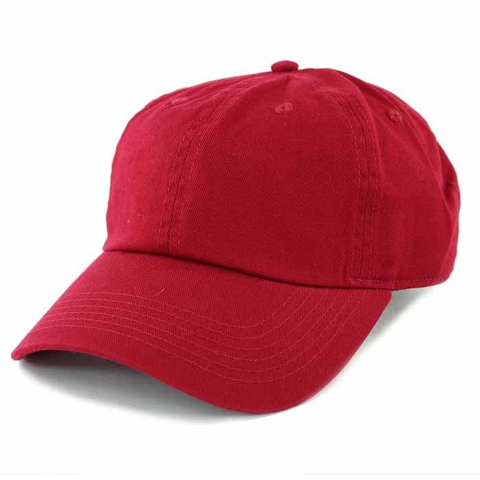 Newhattan 100% Cotton Solid Color SOFT Baseball Caps Dad Hat