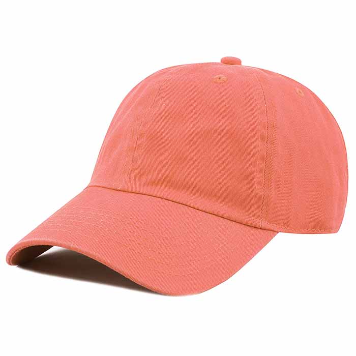 Newhattan 100% Cotton Solid Color SOFT Baseball Caps Dad Hat