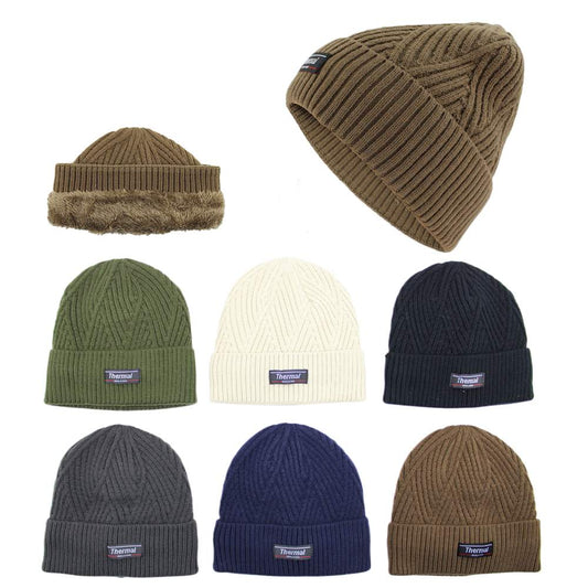 12-pack Wholesale Beanie Hat Winter Knit Hat #3652