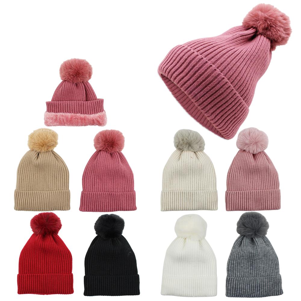 12-pack Wholesale Beanie Hat Winter Pompoms Knit Hat #3747