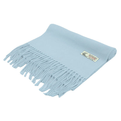 Solid Color Cashmere Feel Scarf 12-pack Light Blue CM19-31