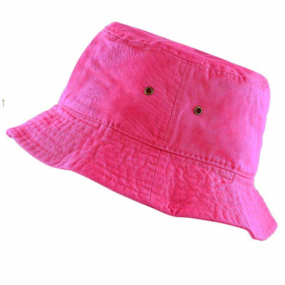 100% Cotton Solid Color Bucket hats Unisex