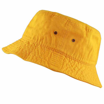 100% Cotton Solid Color Bucket hats Unisex