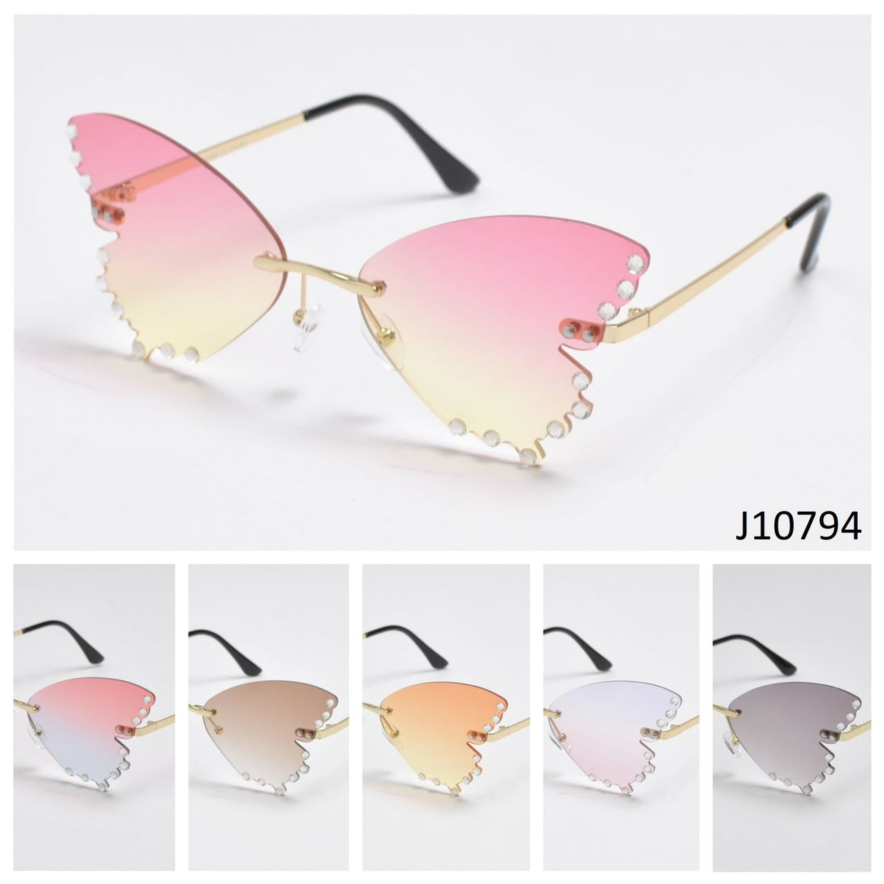Wholesale Sunglasses Plastic Frame J10794