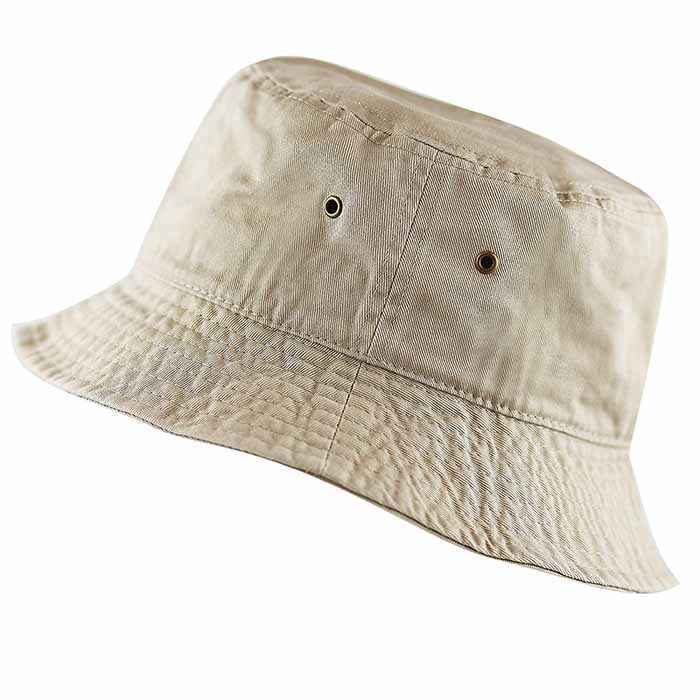 100% Cotton Solid Color Bucket hats Unisex