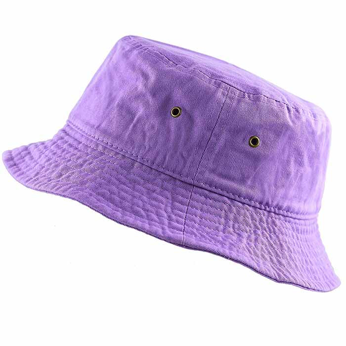 100% Cotton Solid Color Bucket hats Unisex