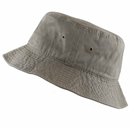 100% Cotton Solid Color Bucket hats Unisex