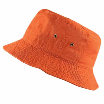 100% Cotton Solid Color Bucket hats Unisex