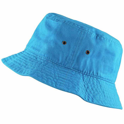 100% Cotton Solid Color Bucket hats Unisex