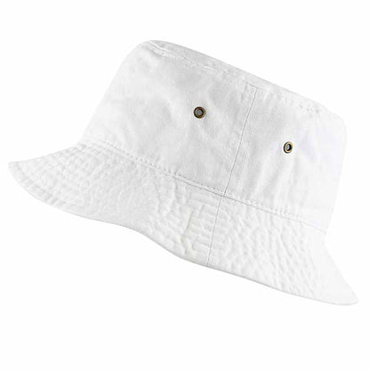 100% Cotton Solid Color Bucket hats Unisex