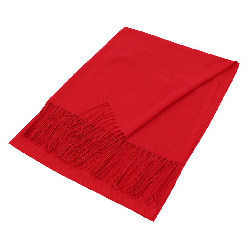 Solid Color Pashmina Scarf Shawls