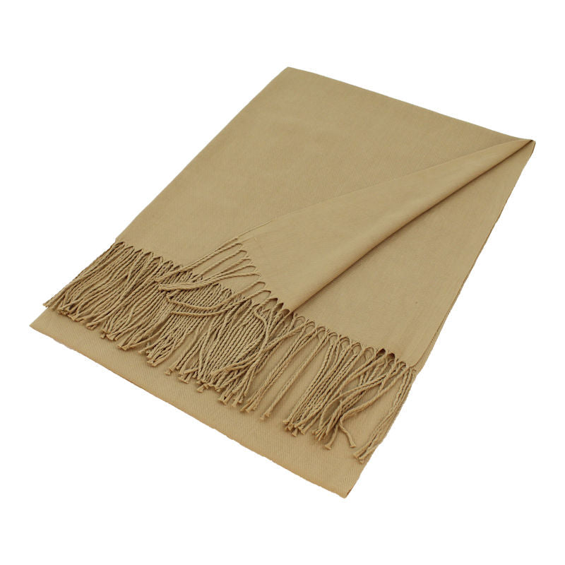 Solid Color Pashmina Scarf Shawls