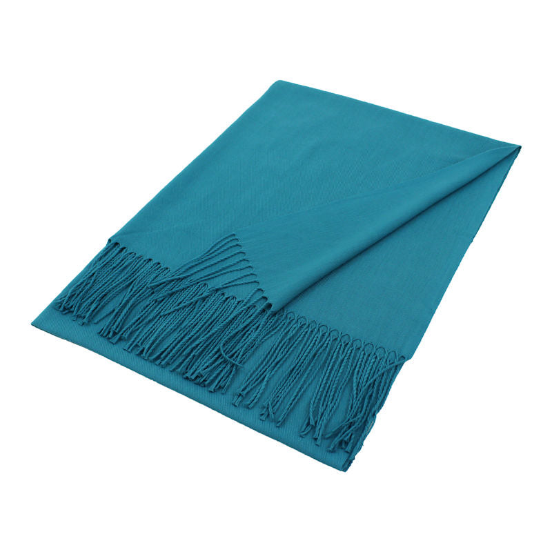 Solid Color Pashmina Scarf Shawl XW