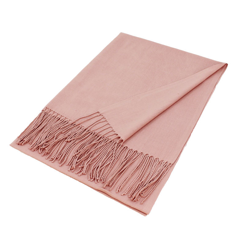 Solid Color Pashmina Scarf Shawl XW